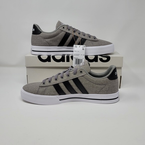 adidas Other - Adidas Daily 3.0 FW3270 Casual Shoes Men's Size 10 Skateboarding Dove Gray Black